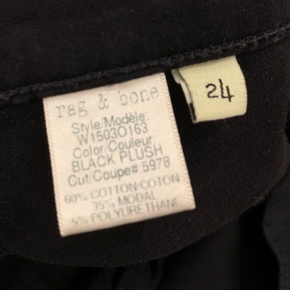 rag & bone Black Legging Jeans - Picture 4 of 5